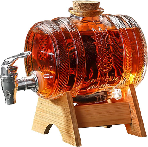 Whiskey decanter set barrel - set,,