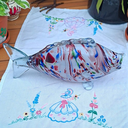 Hand blown art - glass, fish