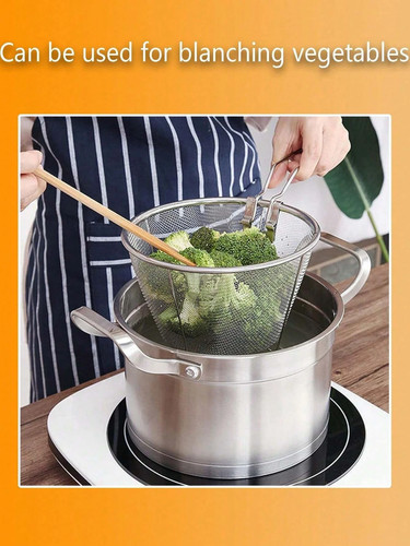 1pc stainless steel frying - stainless,