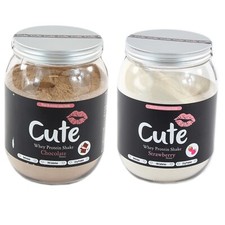 Cute Nutrition Whey Protein Shake 500g High Protein Gym Tone Recover Powder