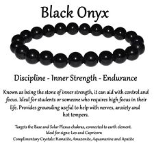 Natural Crystal Healing Chakra Gemstone Bead Bracelet Protection Gem Stone