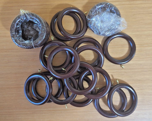 Curtain pole rings 48mm - curtain,