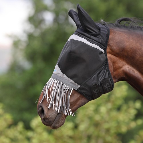 Shires fine mesh fly mask - mesh,