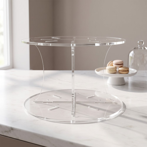 Round cake stand - separator, for
