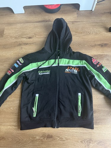 Kawasaki hoodie track top size - kawasaki,