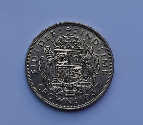 George crown 1937 silver - crown,