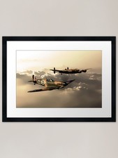 BBMF Spitfire and Lancaster
