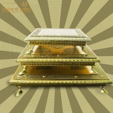 Antique Gold Rajwadi Metal Leg