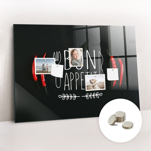 Glass wall memo board for - wall,