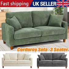 3 Seater Corduroy Sofa Large