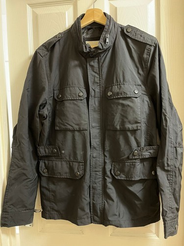 Zara black men coat size - coat,,