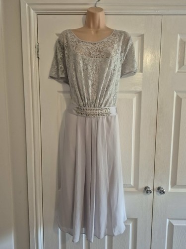 Nwot silver lace dress - nwot, by