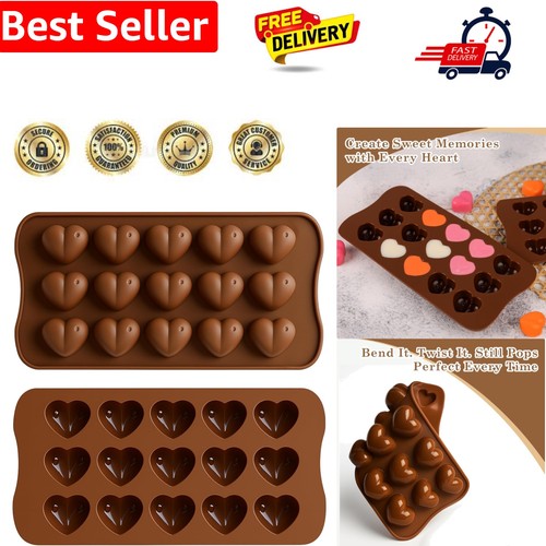 Heart silicone mould - heart, –