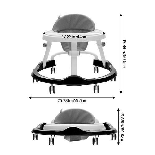 Foldable baby walker bouncer - foldable,
