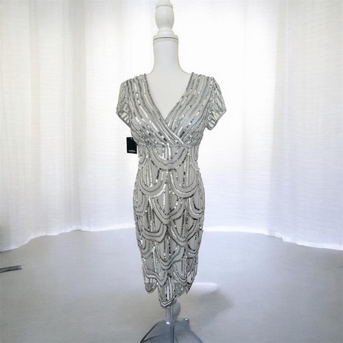 Marina silver sequin cocktail - marina,