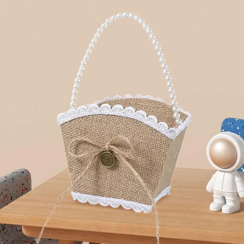 Burlap wedding flower - wedding,