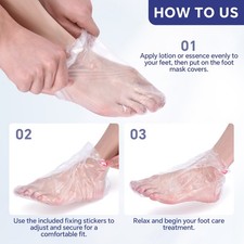 100Pc Disposable Foot Mask
