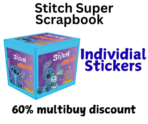Stitch super scrapbook sticker - stitch,
