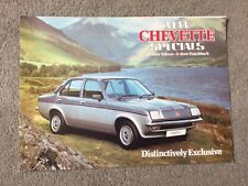 Vauxhall Chevette Specials 4 Dr Saloon & 3 Dr Hatchback 1981  Brochure in VGC 