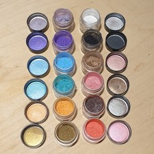 12 x Jacquard Pearl Ex Pigment Powder Colours Resin (Used)