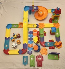 Vtech Toot Toot Drivers Train Station with 5X Cars & Extra Tracks. Please Read. 