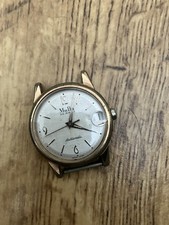 Vintage Mens Mudu 25 Jewels Doublematic Automatic Swiss Watch