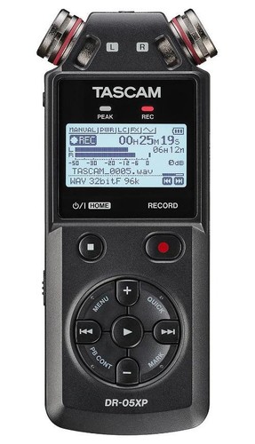 Stereo handheld audio recorder - stereo,