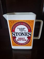Wm Stones Brewery Best Bitter Sheffield Yorkshire Ceramic Advertising Water Jug