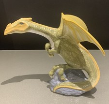 Vintage Ceramic Mythical Dragon Ornament Statue Figurine Fantasy Art Kitsch 