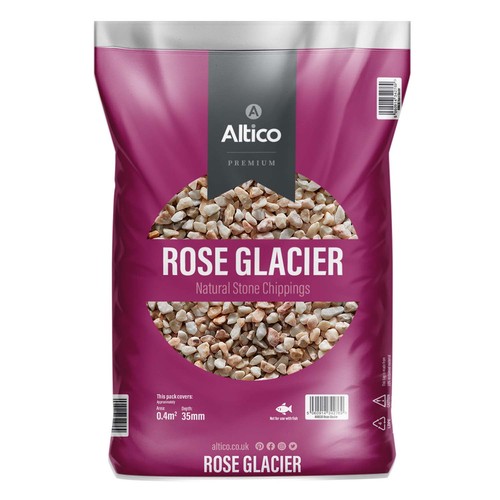Stone chippings rose glacier - rose,