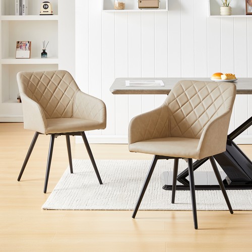 360 dining chairs faux - 2x, 360°