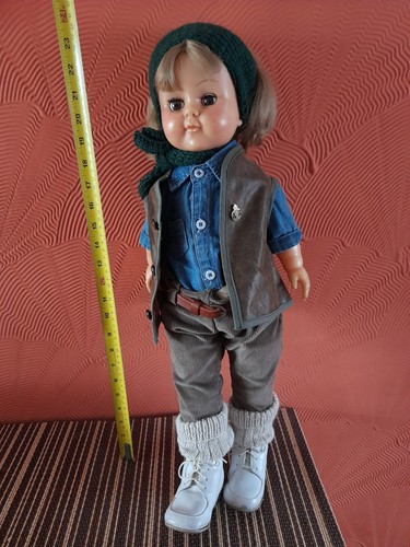 Vintage land army doll - vintage, 24"
