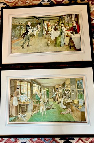 Cecil aldin framed vintage - cecil, art