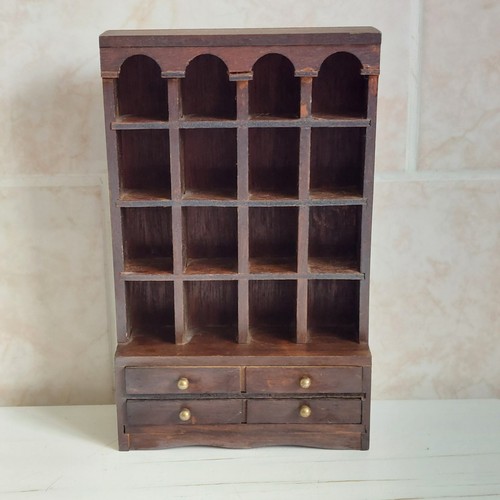 Vintage wooden display - display, case