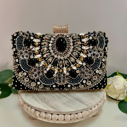 Beautiful beaded evening - , bag