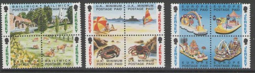 Jersey 601 612 mnh mint - jersey,