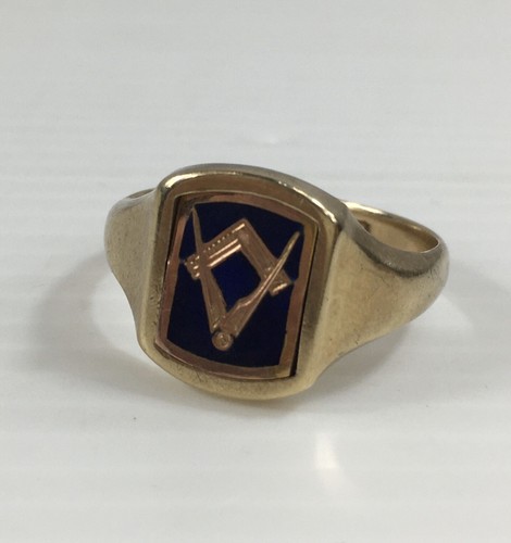 Rare masonic 9ct - masonic,
