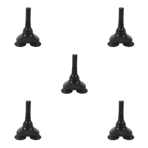 Reusable black rubber cane - rubber,