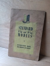 Triumph Standard 8hp And 10hp Instruction Book Vintage Classic Car Manual