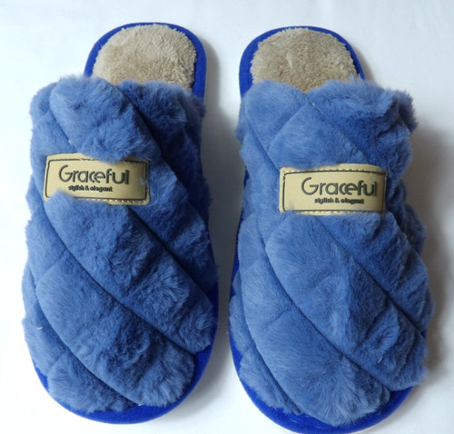 Cozy plaid slippers with - cozy,