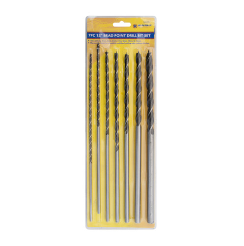 Marksman 7pc long wood drill - 7pc,
