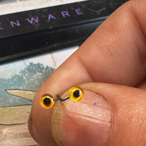 Taxidermy glass fish eyes 3mm