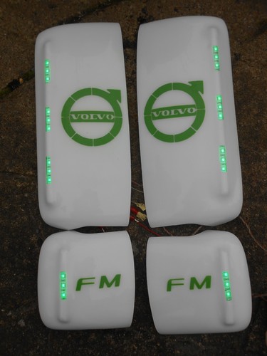 Volvo truck mirror covers - fm,