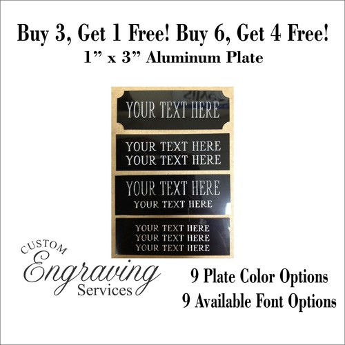 Custom engraved nameplate - custom,