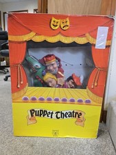 Rare 1970s Vintage Puppet Theatre & 4 Puppets by Padgett Brothers Ref. No. 53