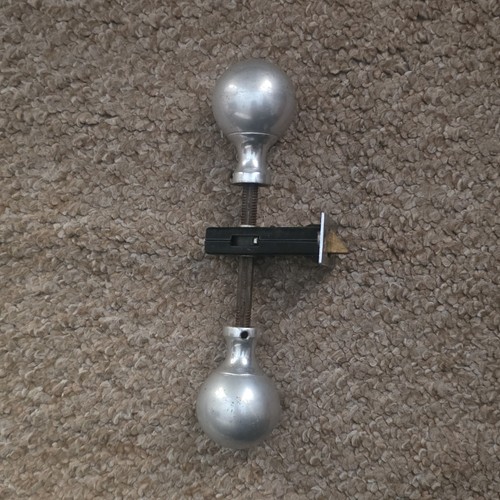 Vintage chrome ball door - chrome,