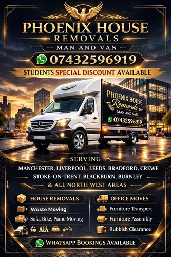 Man and van - services, hire