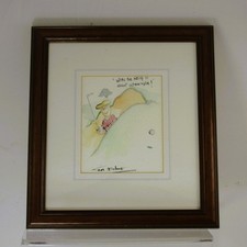 Tim Bulmer Art  'When the Relief is almost unbearable' 32x36 cm frame (14x17art)