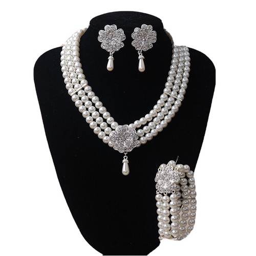 Wedding bridal pearl diamante - wedding,