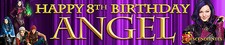 2 x Personalised Descendants Birthday Banners